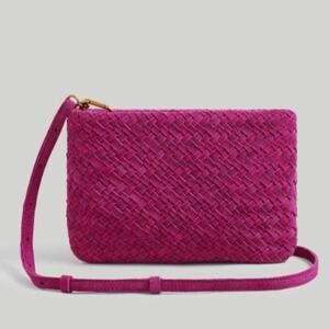 Madewell Brand The Puff Crossbody Bag NWT Mulled Wine Purple Purse